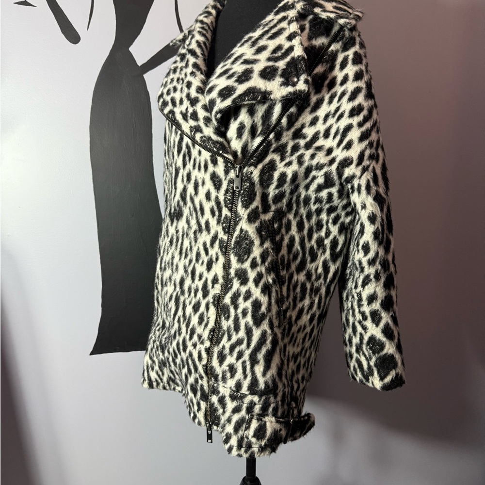 BANANA REPUBLIC COCOON MOTO OVERSIZED JACKET. PTP 23 - Picture 4 of 11